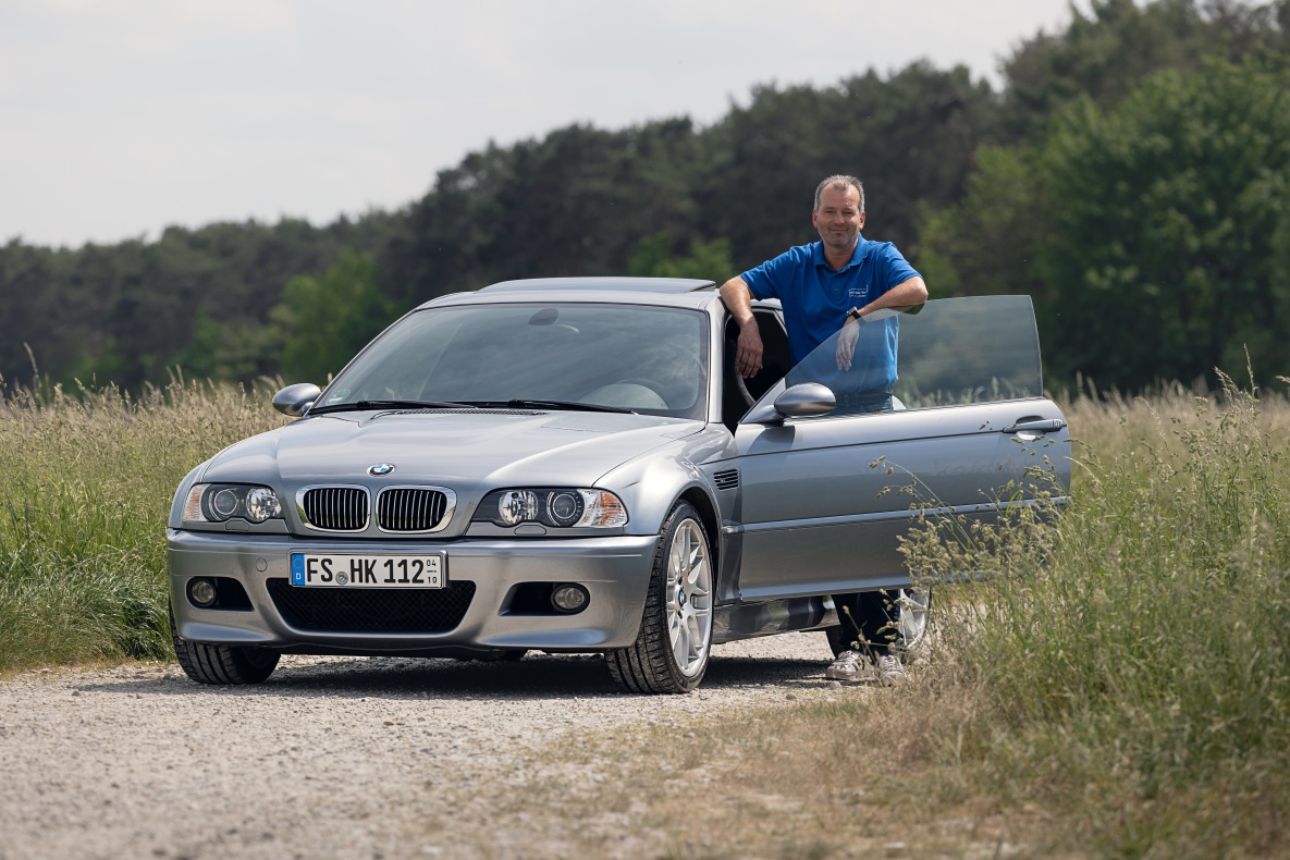 Klaus Huber and his BMW M3 E46 with Competition package.