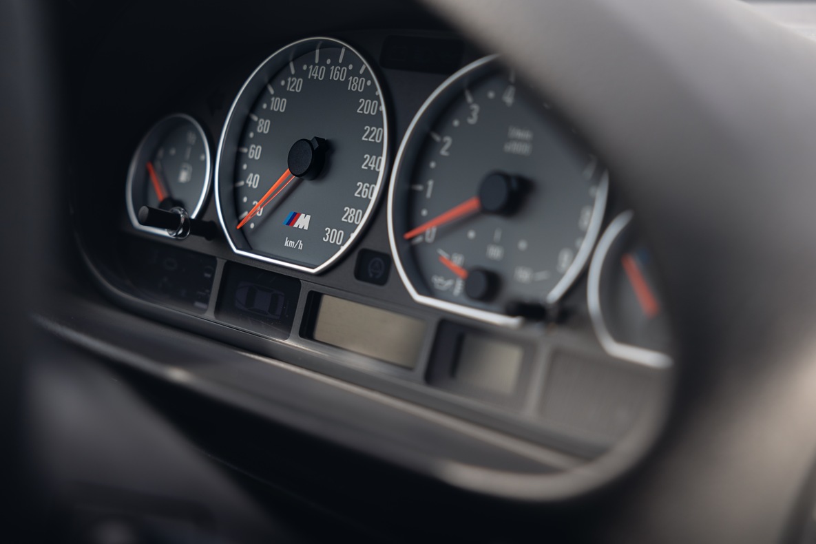 BMW M3 E46 with Competition package cockpit.