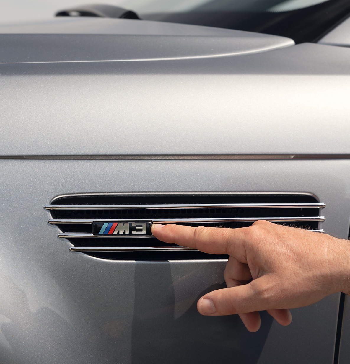 The gills of the BMW M3 E46 with Competition Package.