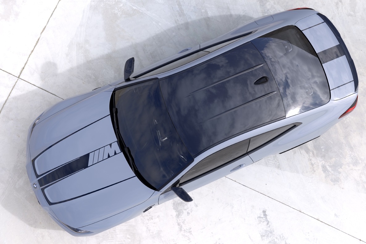 M design graphic for the BMW M4 Coupé