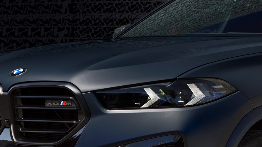 BMW X6 M Competition in BMW Individual Frozen Black.