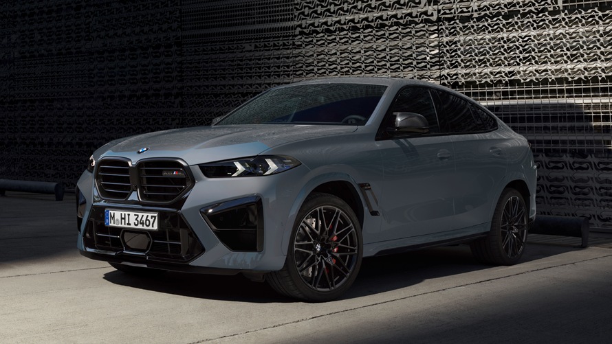 BMW X6 M Competition in BMW Individual Grigio Telesto Pearl metallic.