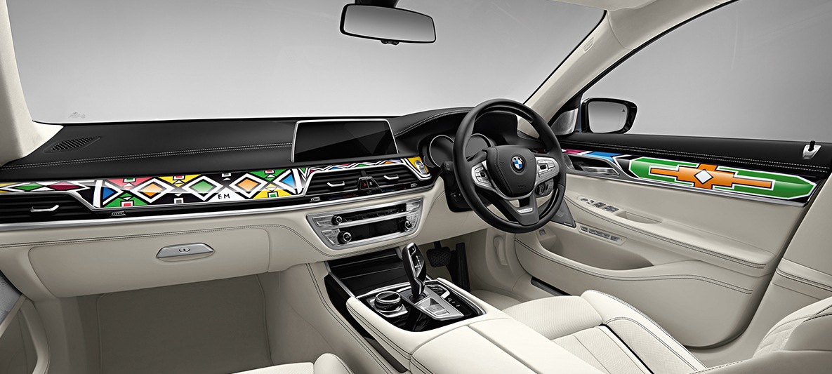 BMW 7er Individual von Esther Mahlangu Interieur