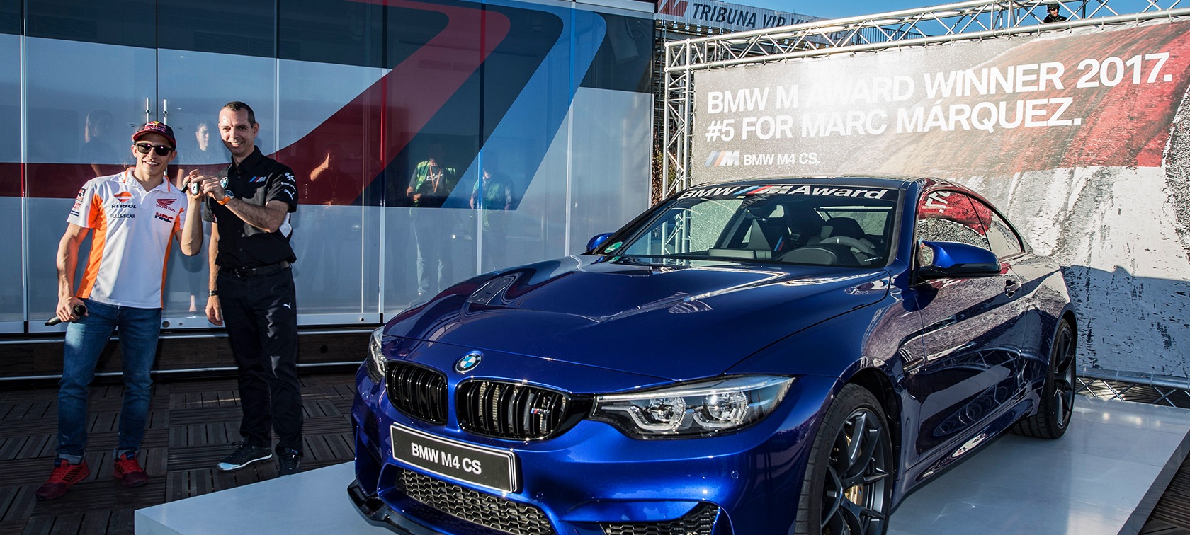 BMW M, MotoGP, M Award, M4 CS, Marc Márquez, Frank van Meel