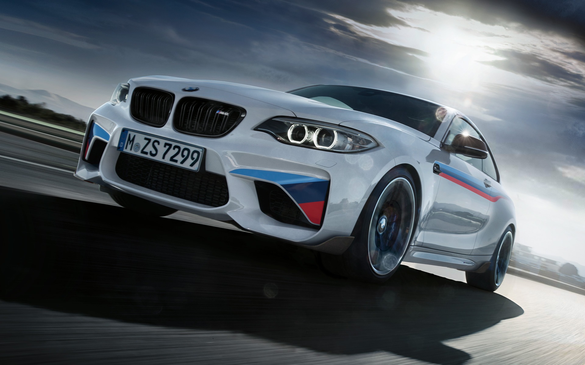 BMW M2 Coupé mit M Performance Parts.