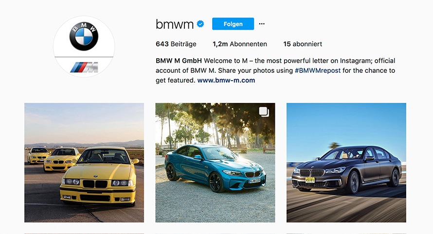 How to Instagram BMW M4