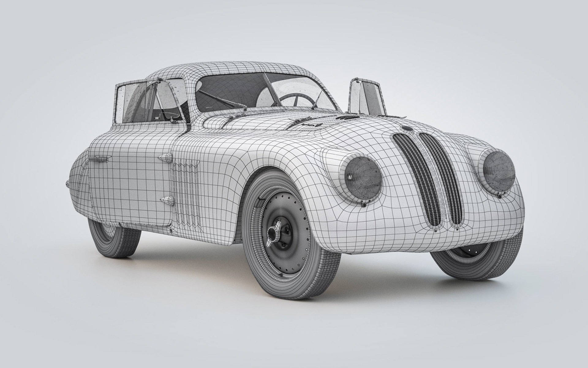 BMW 328 at the Mille Miglia