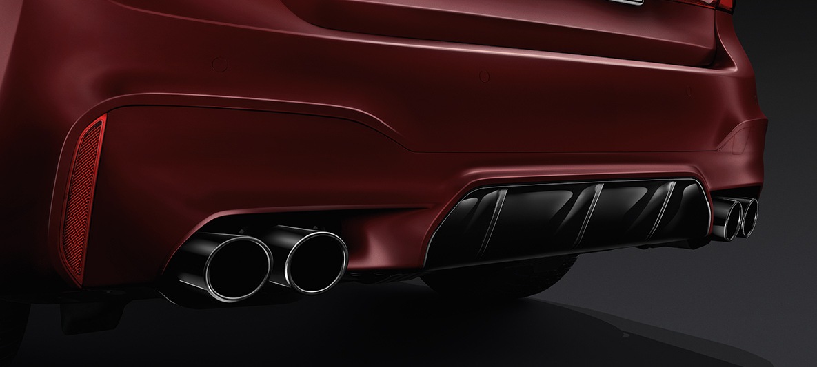 Der BMW M5 First Edition, Abgasanlage Der BMW M5 First Edition, Abgasanlage