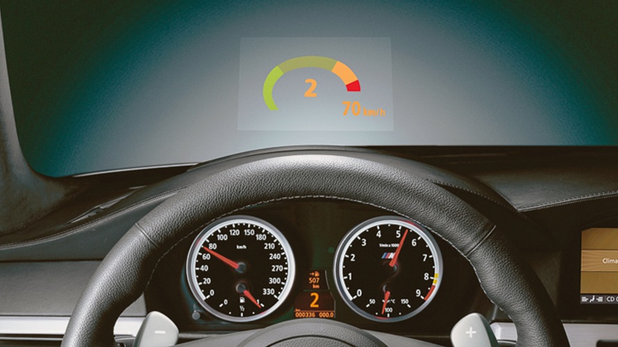 BMW M5 von 2005 (4. Generation), Head-up-Display