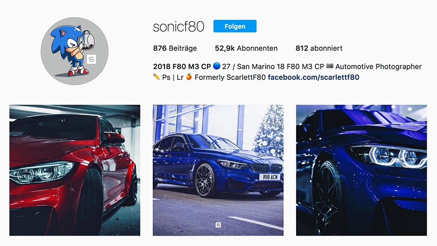  sonicf80 Instagramprofil