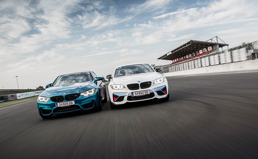 BMW M Drive Tour, M2 Coupe, M3 Sedan, M4 Coupé
