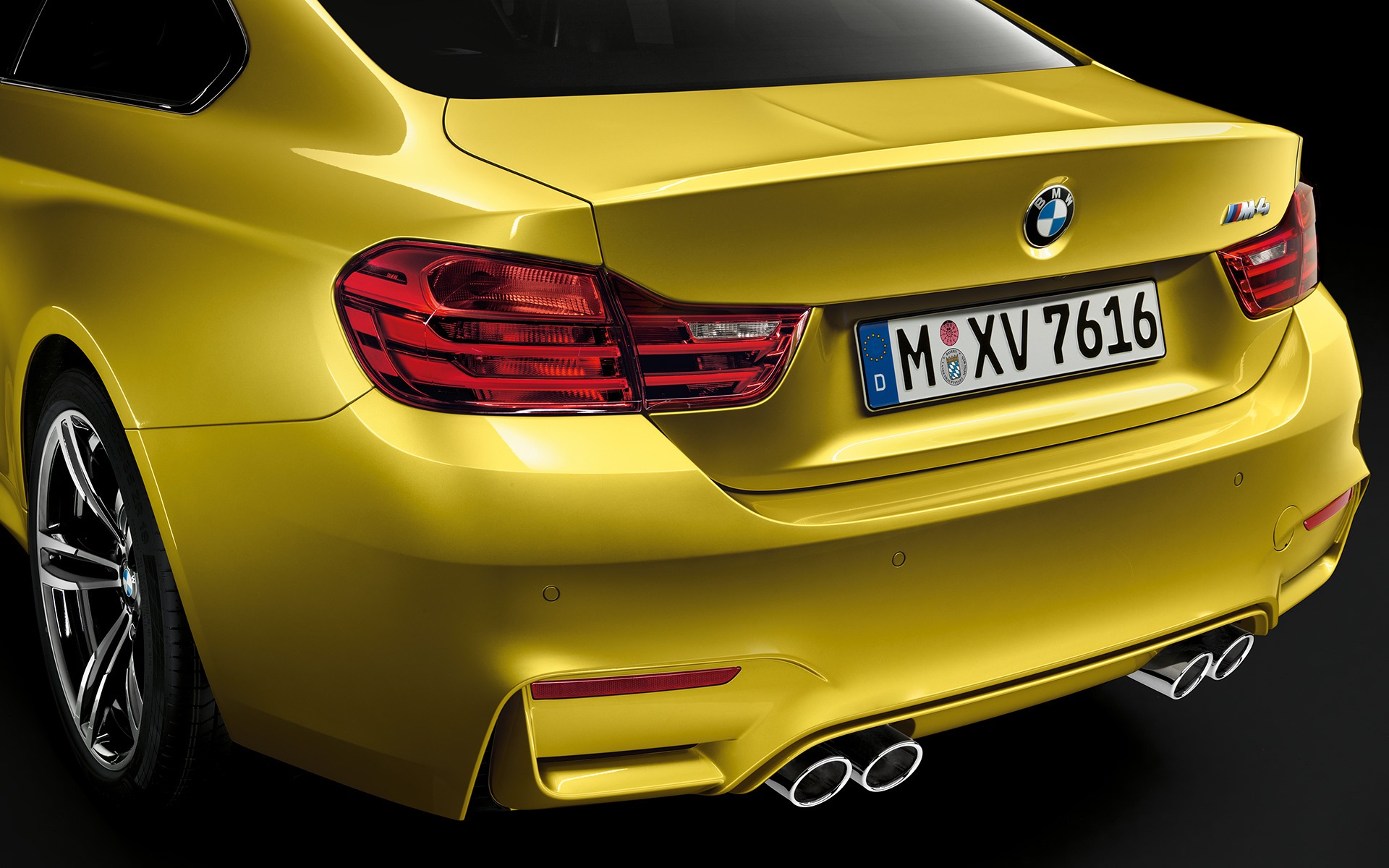 Die Heckklappe BMW M4 Coupé