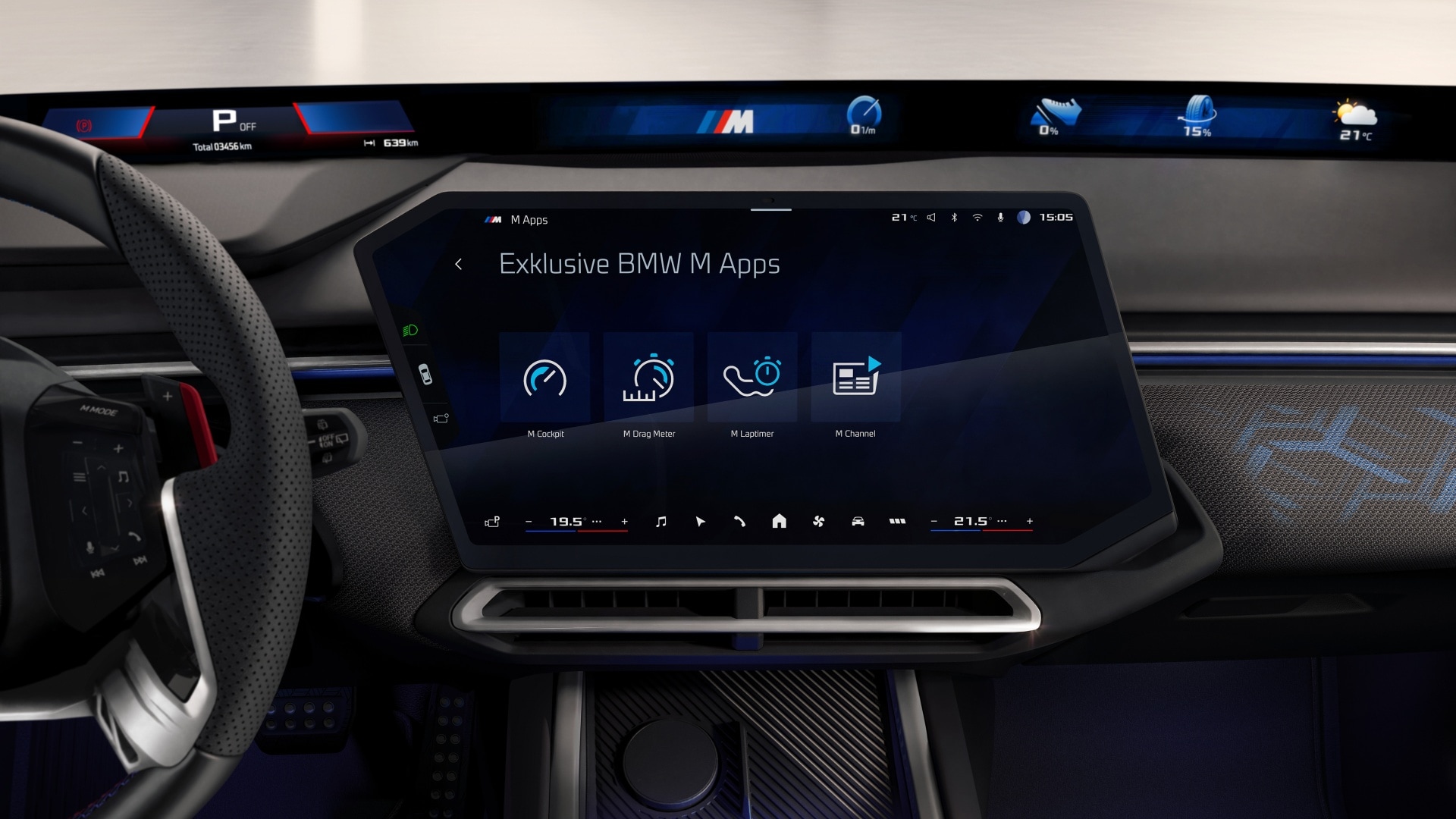 BMW M350 xDrive In-Car Apps