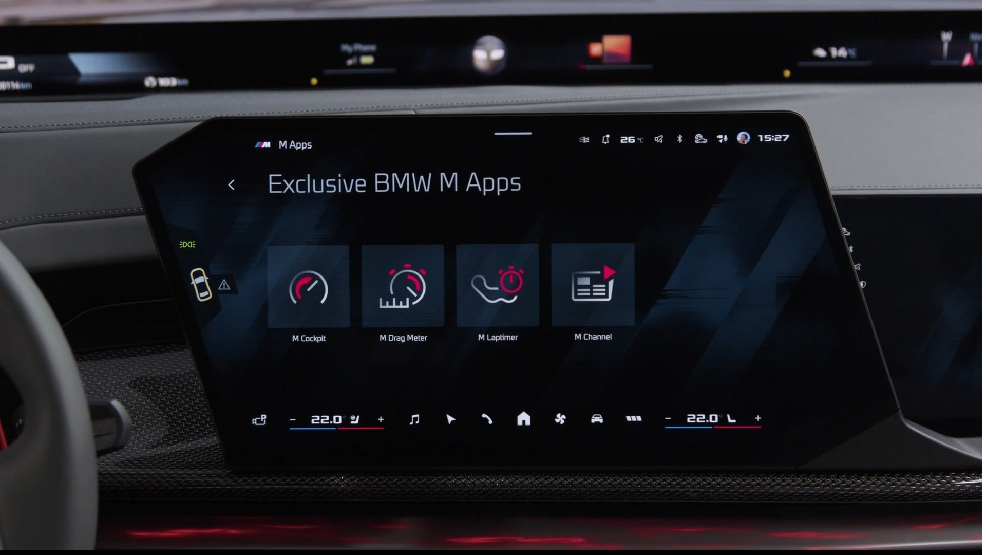 BMW M760e xDrive In-Car Apps