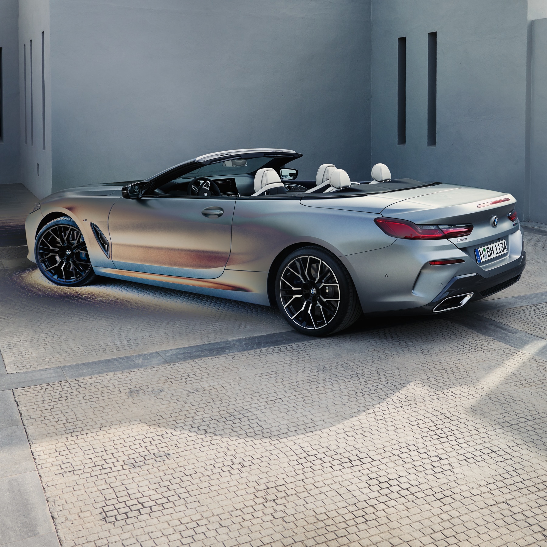 The BMW M850i xDrive Convertible G14.