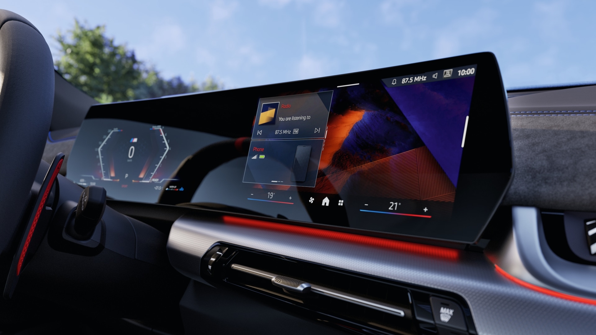 Curved Display des BMW X2 M35 xDrive