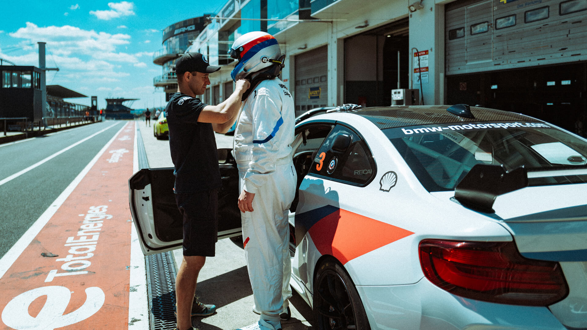 The BMW GT Racing trainings