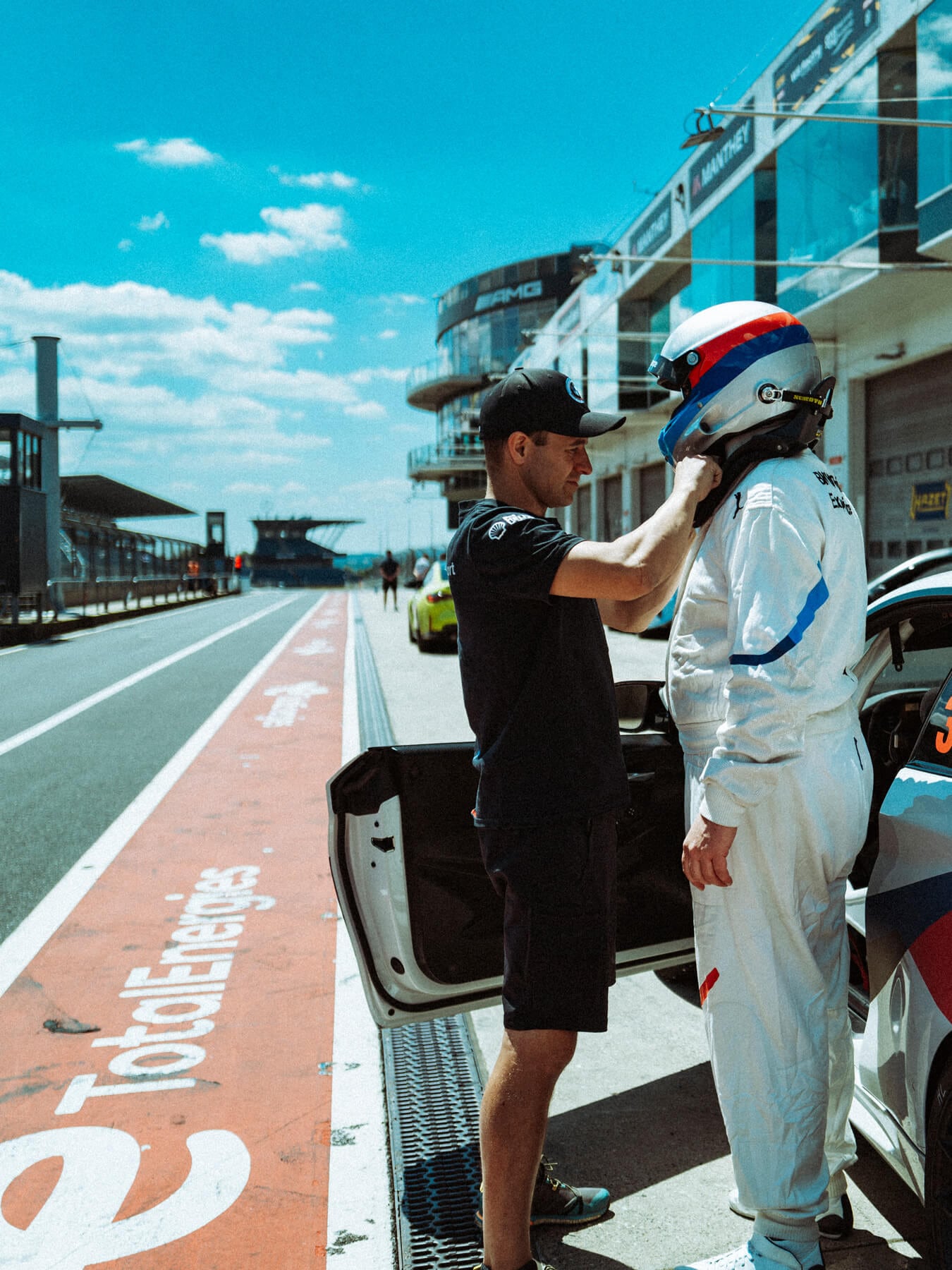 The BMW GT Racing trainings