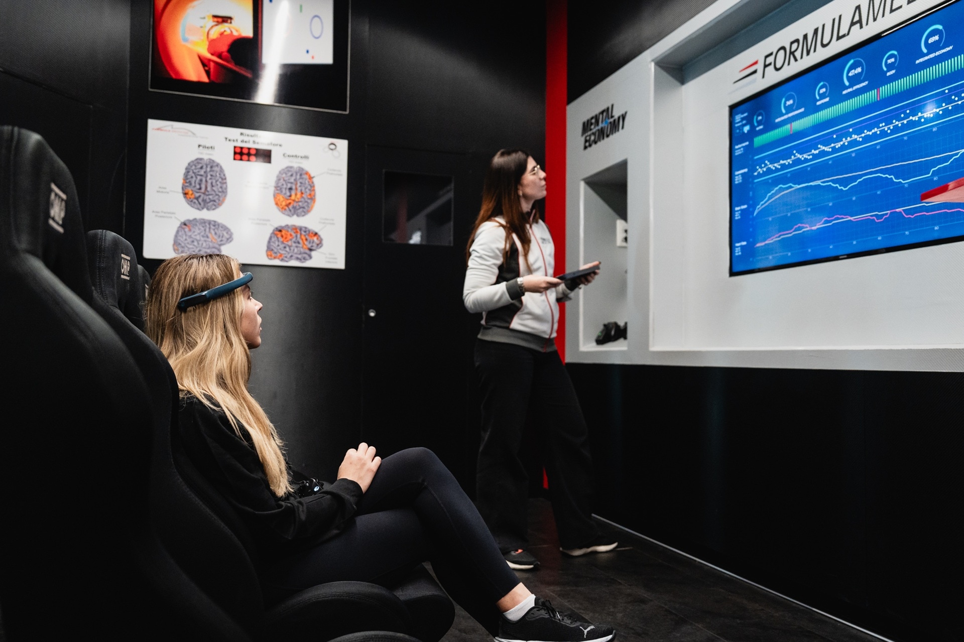 22-year-old Nerea Martí (ESP) during special training in Viareggio, Italy, at Formula Medicine, the go-to destination for some of the world's best racing drivers looking to optimise their physical and mental strengths.