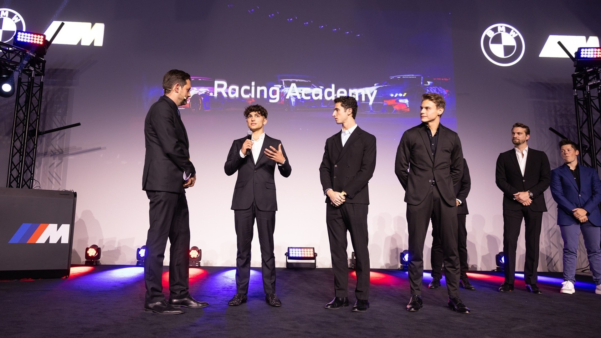 Gala event to introduce the participants in the BMW M Racing Academy support programme