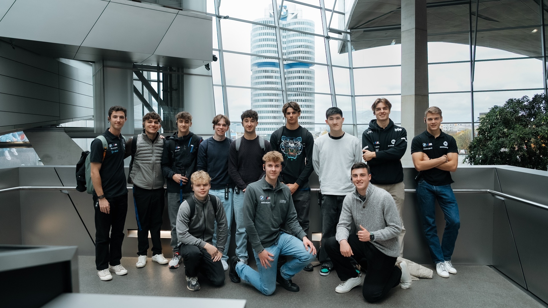 Contestants for the BMW M Racing Academy 2026.