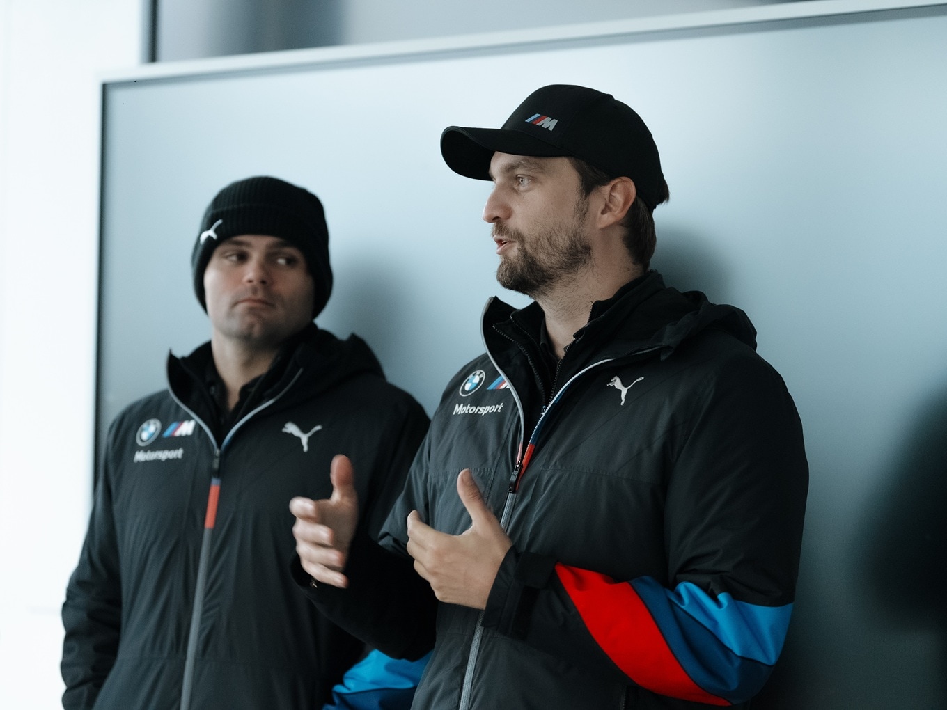 Mentors at the BMW M Racing Academy: BMW M works drivers Robby Foley (left) and Jens Klingmann (right).