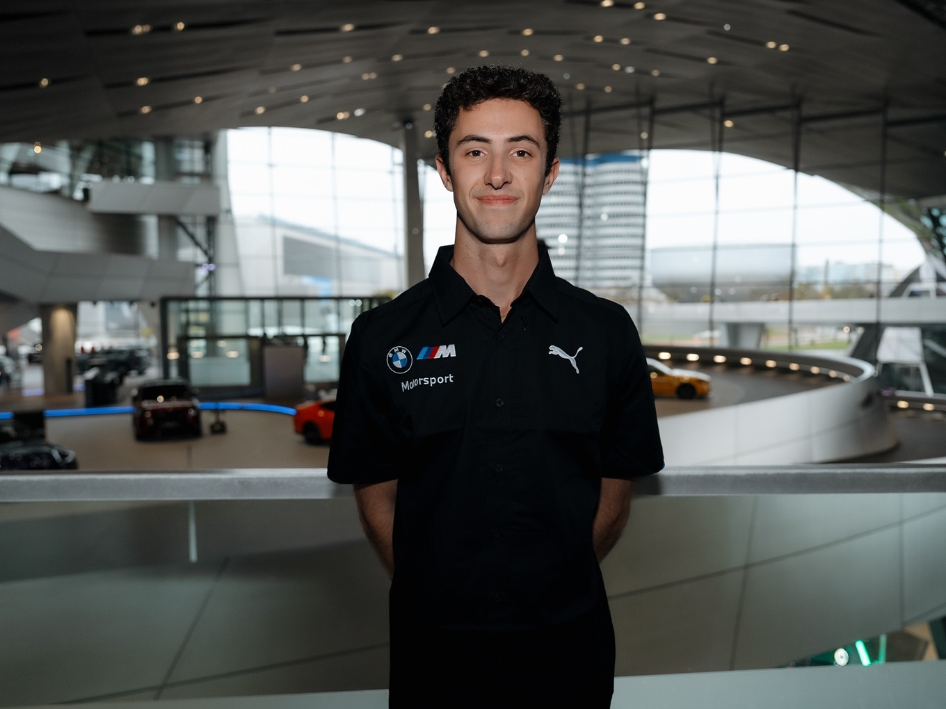 Participant in the „Class of 2026“, up-and-coming racecar driver Josh Green aus den USA.