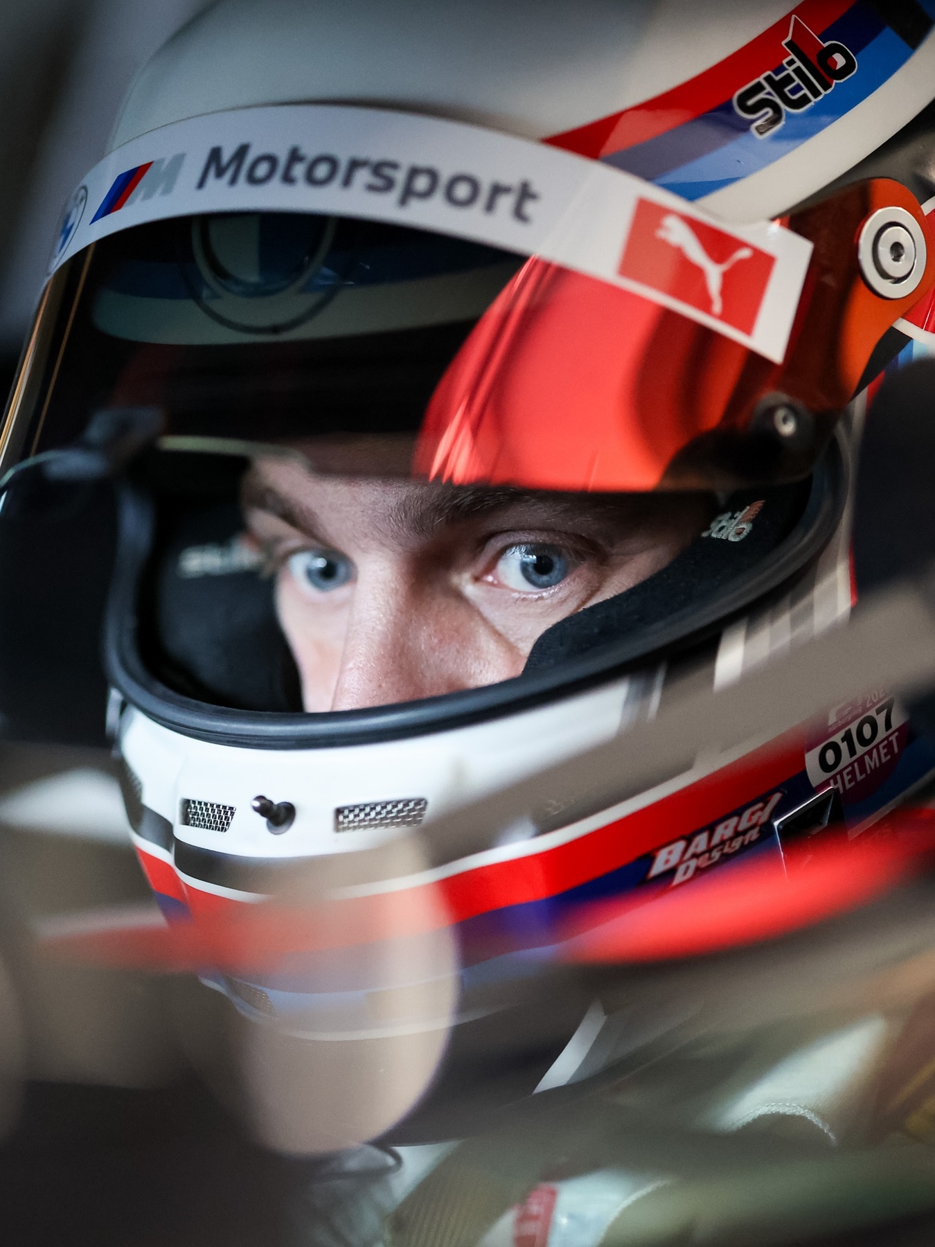 The BMW M works drivers.
