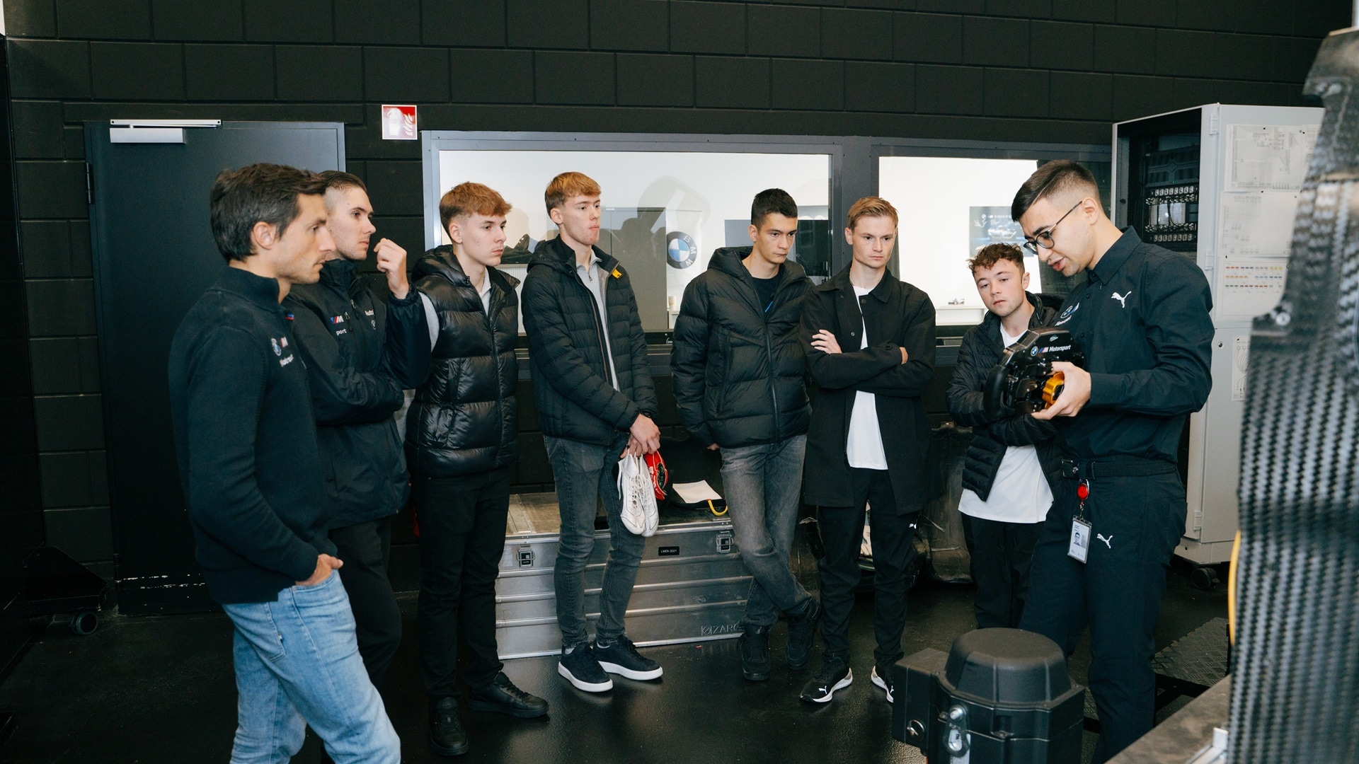 Kandidaten der BMW M Racing Academy.