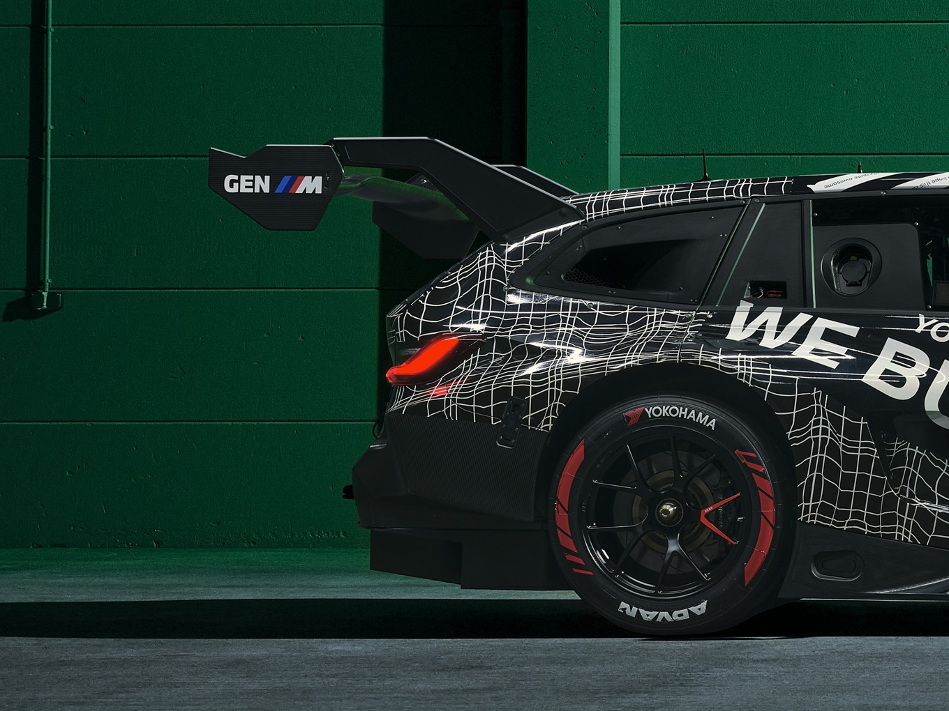 Heckflügel des BMW M3 Touring 24H