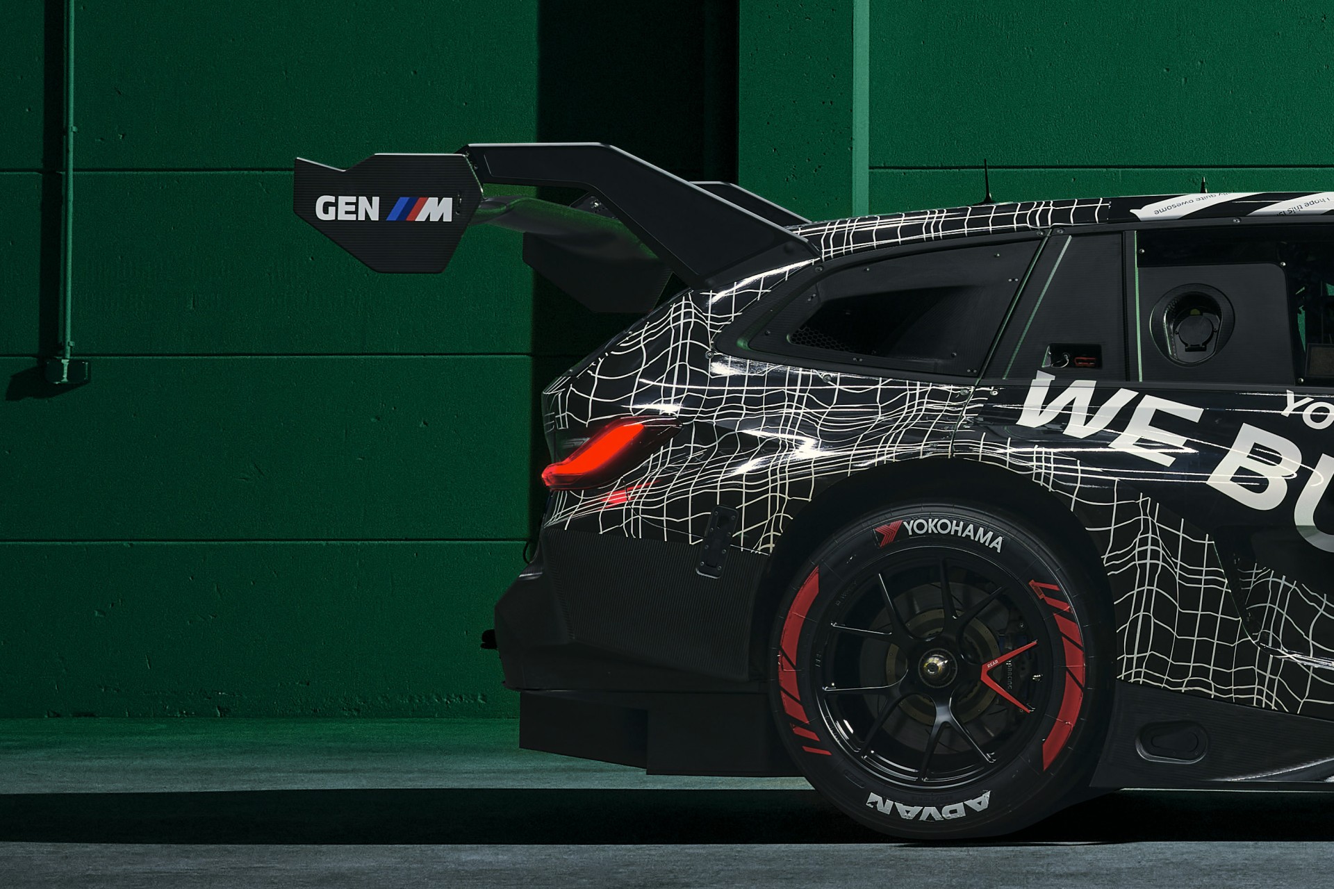 Heckflügel des BMW M3 Touring 24H