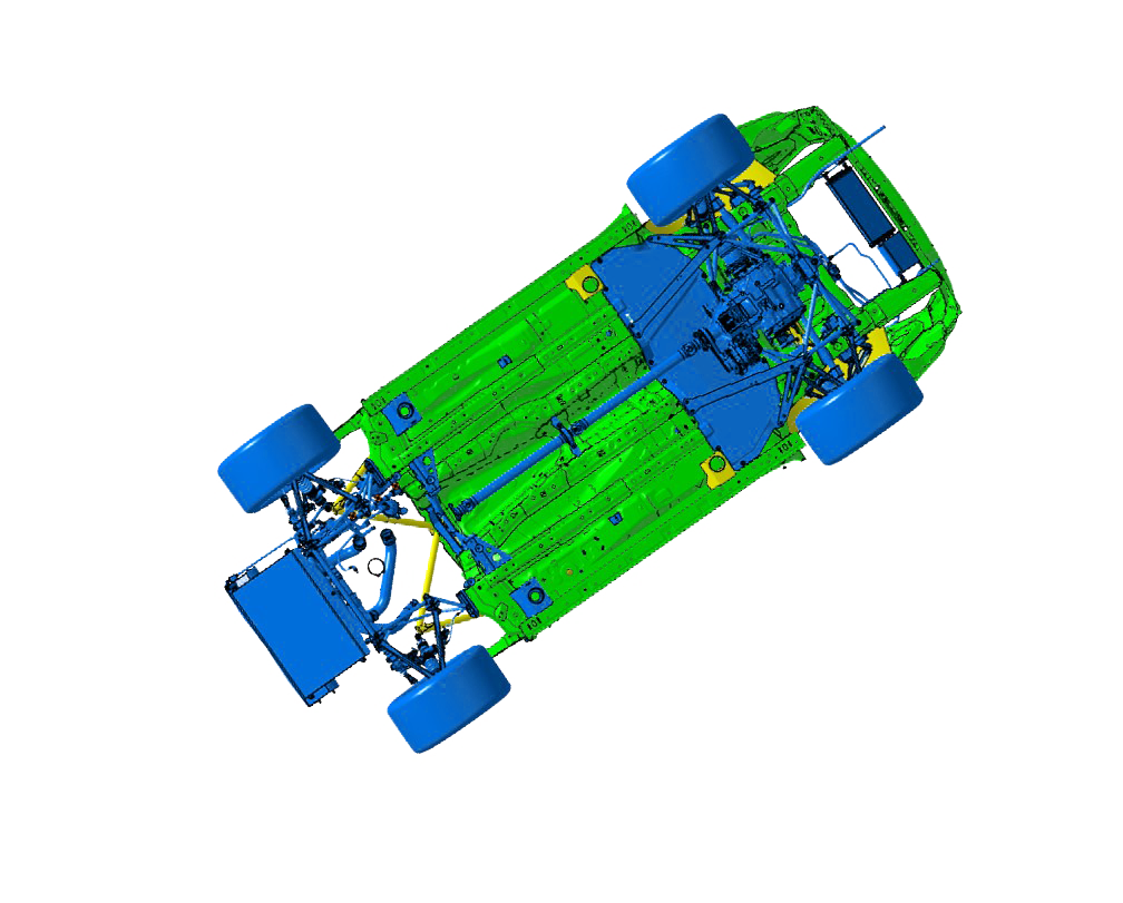 Chassis und Fahrwerk des BMW M3 Touring 24H