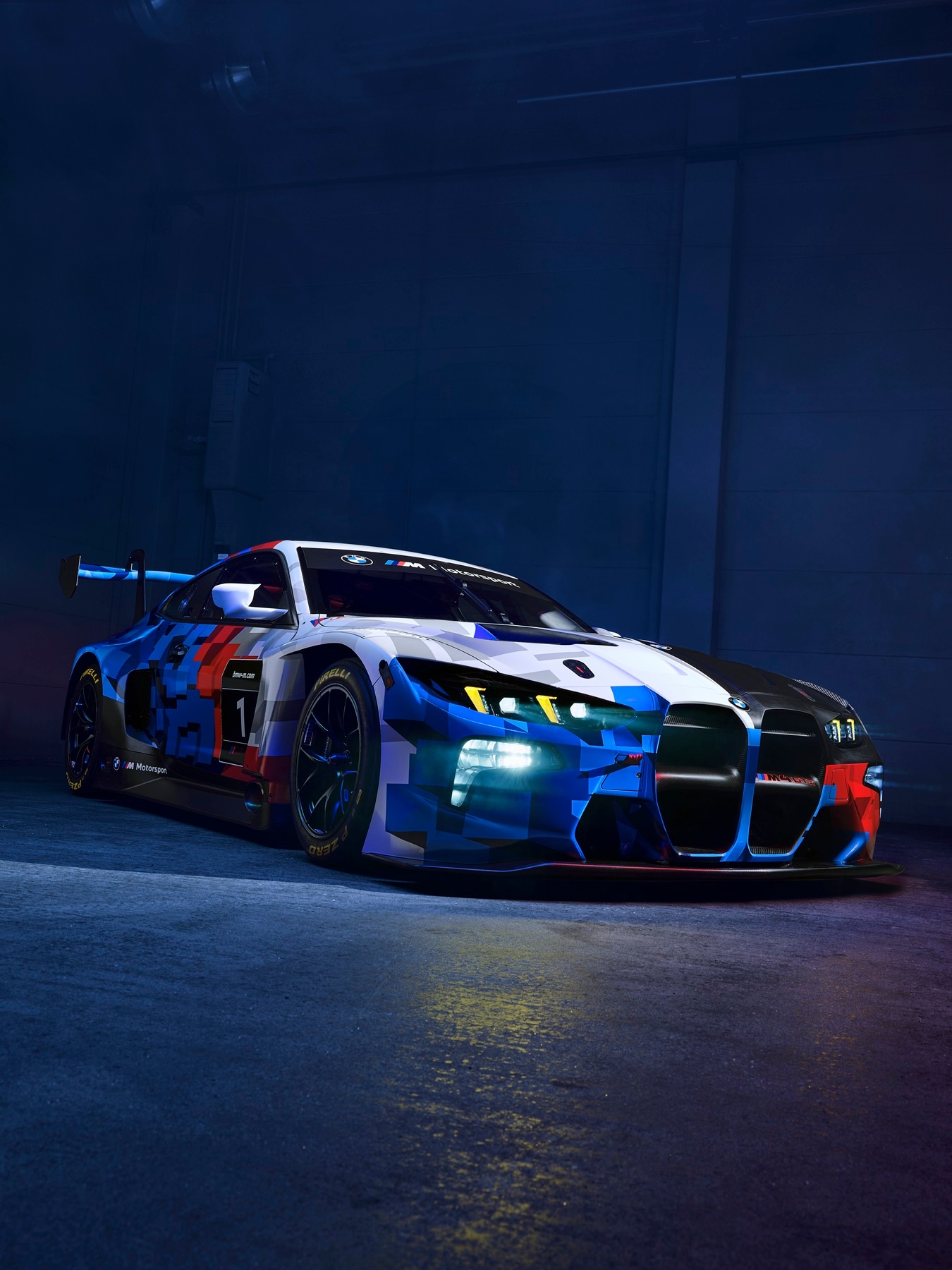 The BMW M4 GT3 EVO.