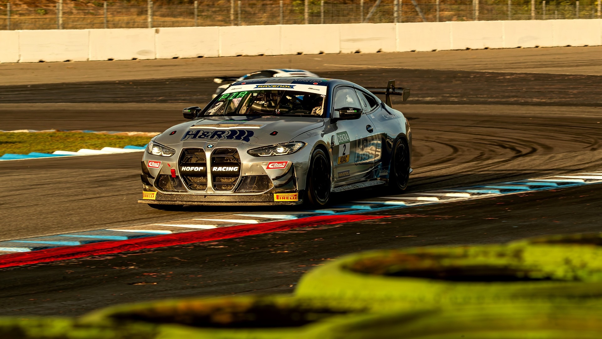 Der M4 GT4 während der ADAC GT4 Germany auf dem Hockenheimring 2023.