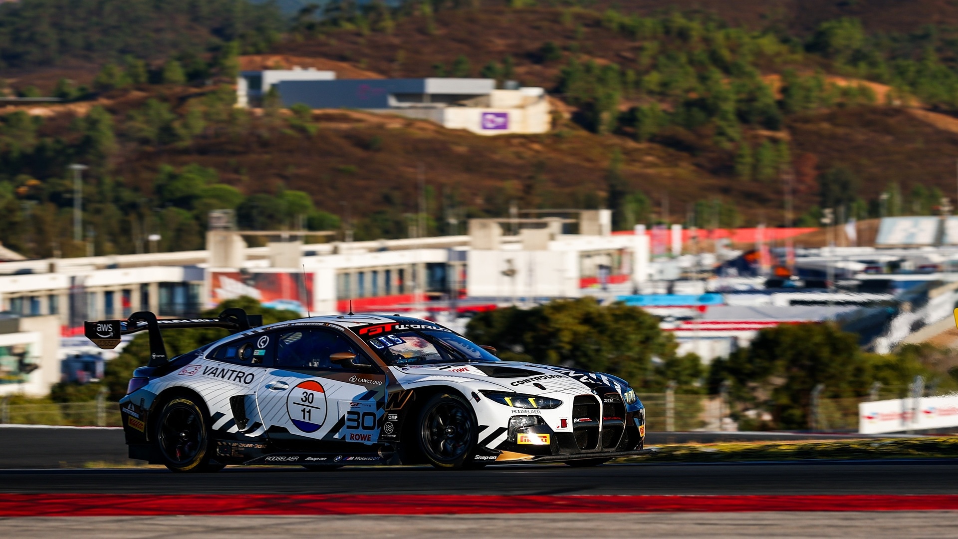 Team WRT's #30 BMW M4 GT3 EVO at the GT World Challenge Europe Endurance Cup powered by AWS in Portimão., Portugal.