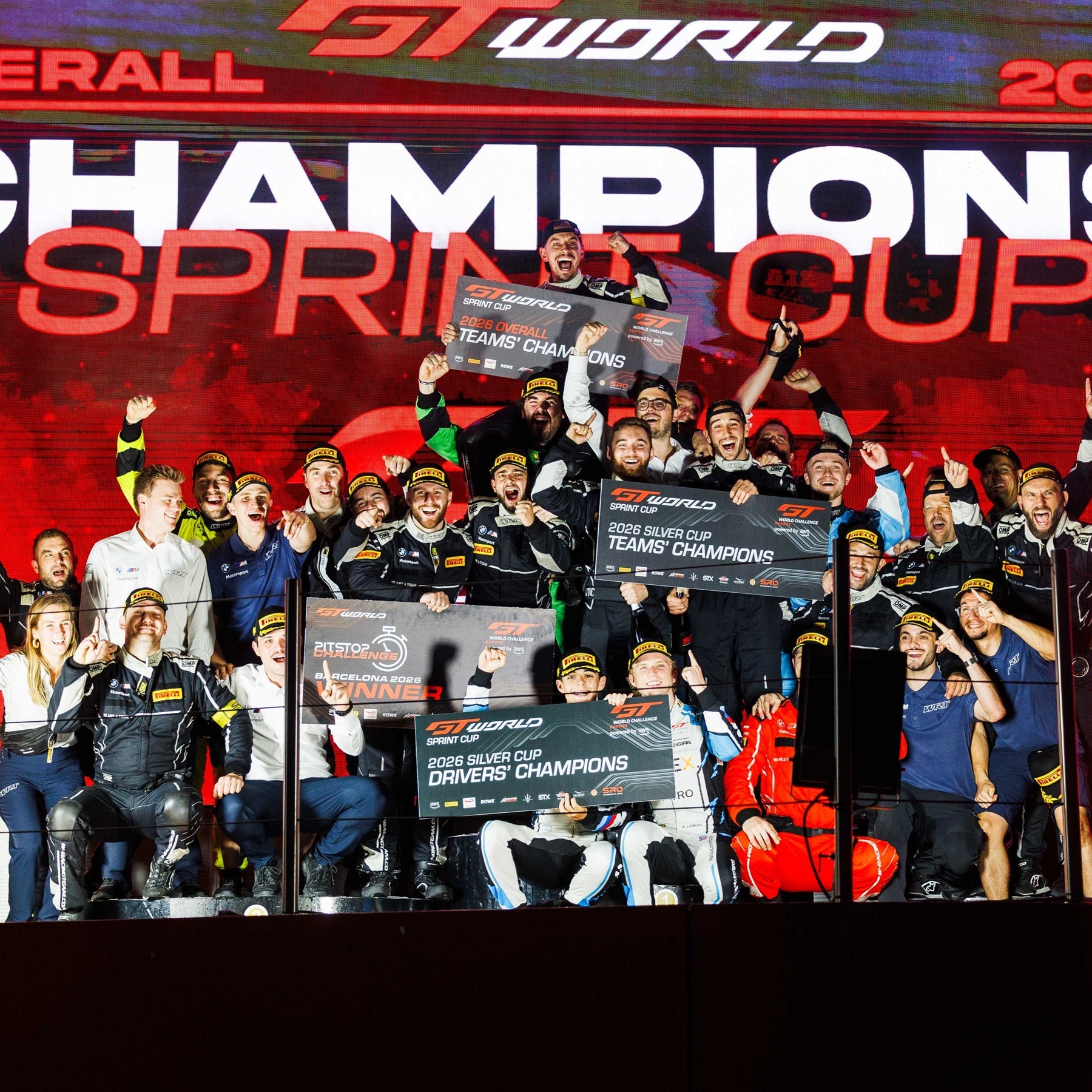 Team WRT wins the Sprint Cup.