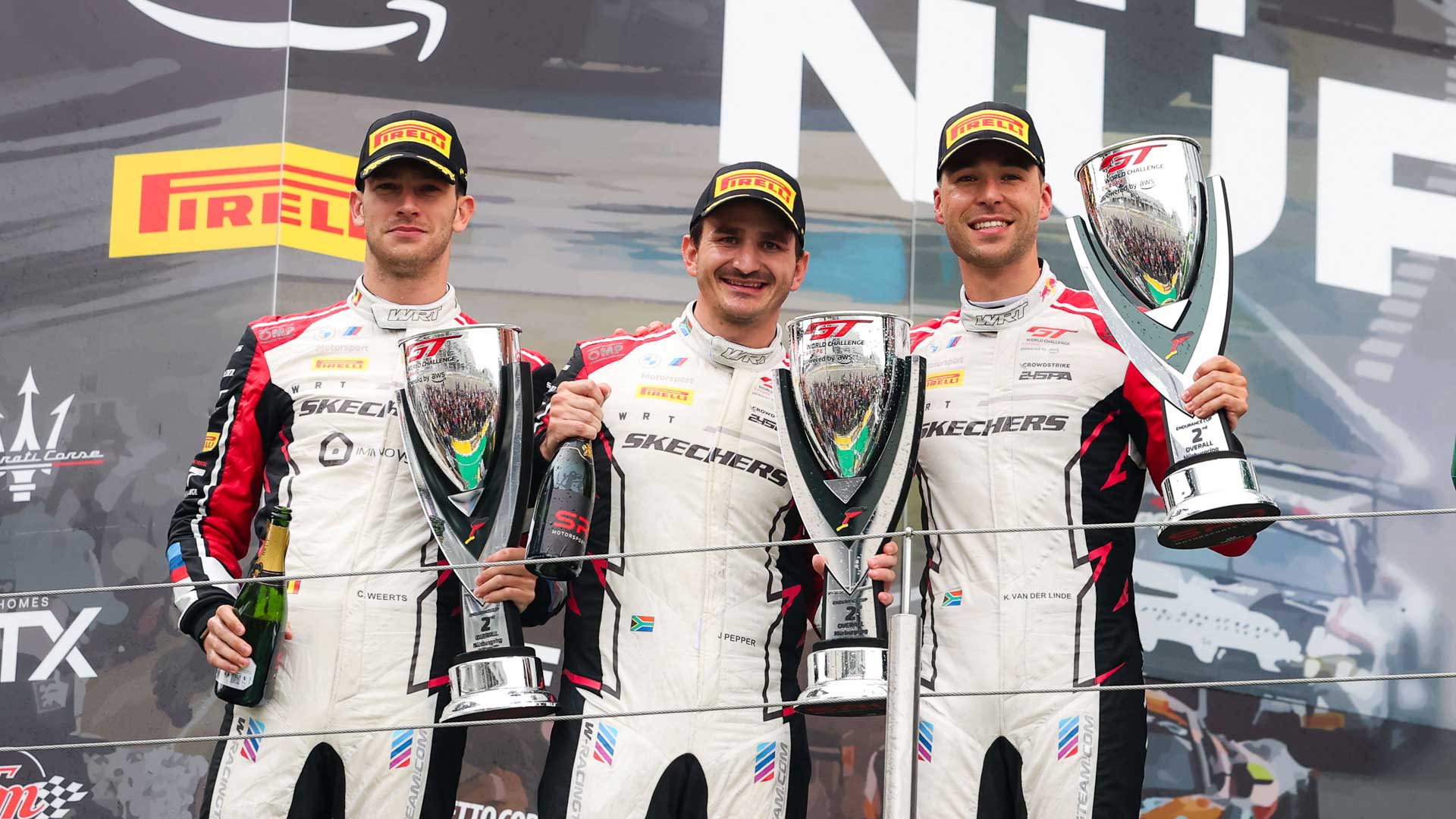 Kelvin van der Linde, Jordan Pepper, Charles Weerts