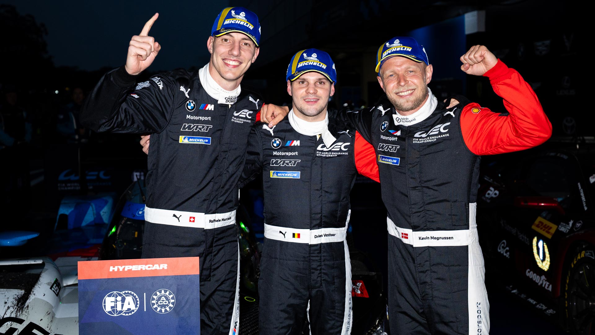 Raffaele Marciello, Dries Vanthoor, Kevin Magnussen