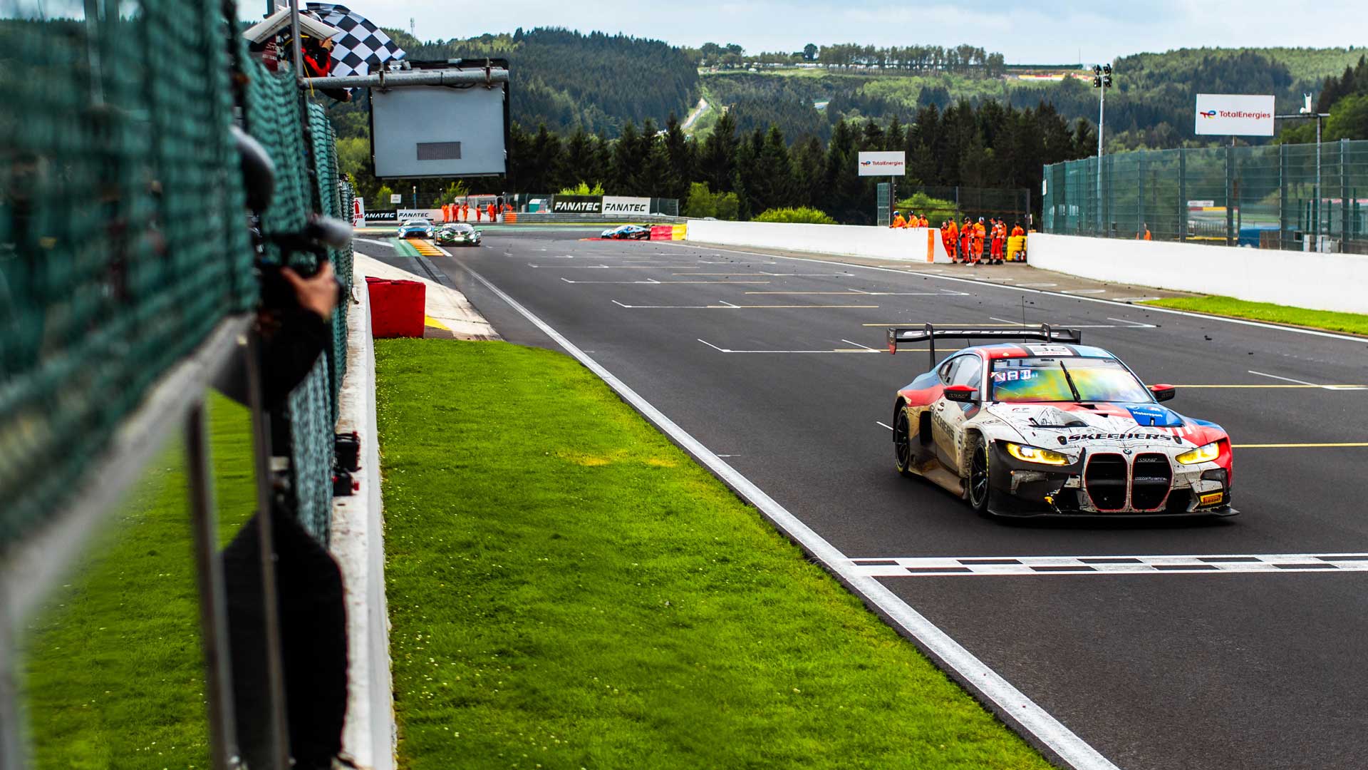 Podium bei 24h Spa-Francorchamps.