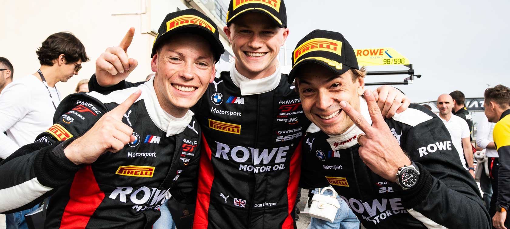 GTWC Europe: Victory for ROWE Racing.