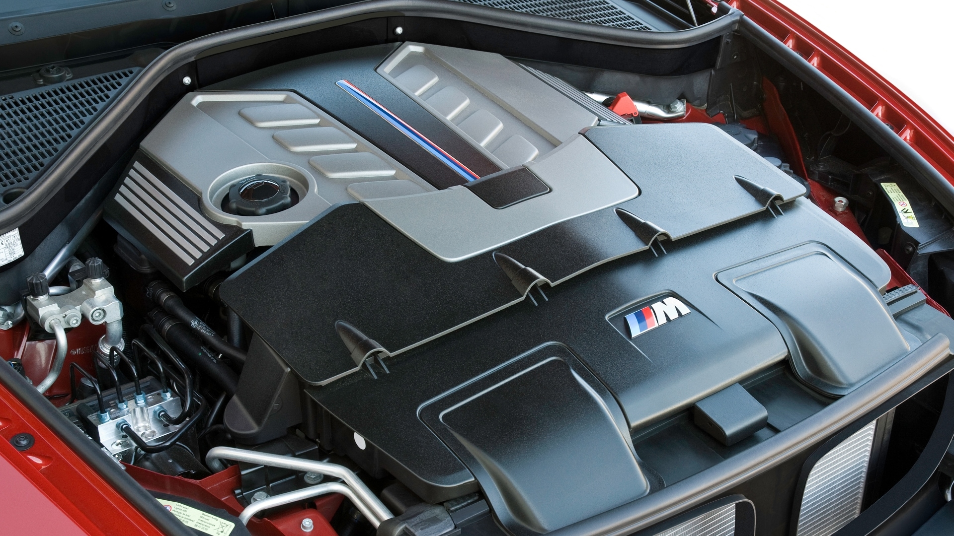 Der V8-Motor des BMW X6 M E71