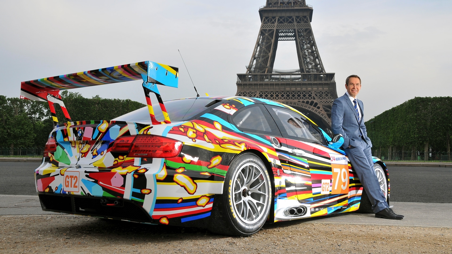BMW M3 GT2 Art Car by Jeff Koons