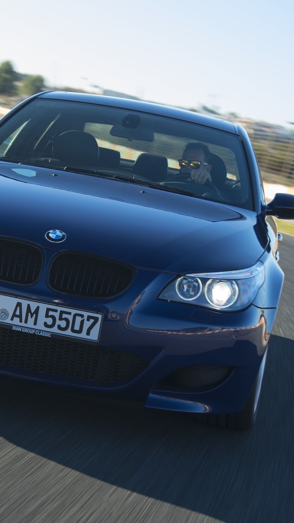 The BMW M5 E60 from 2005.