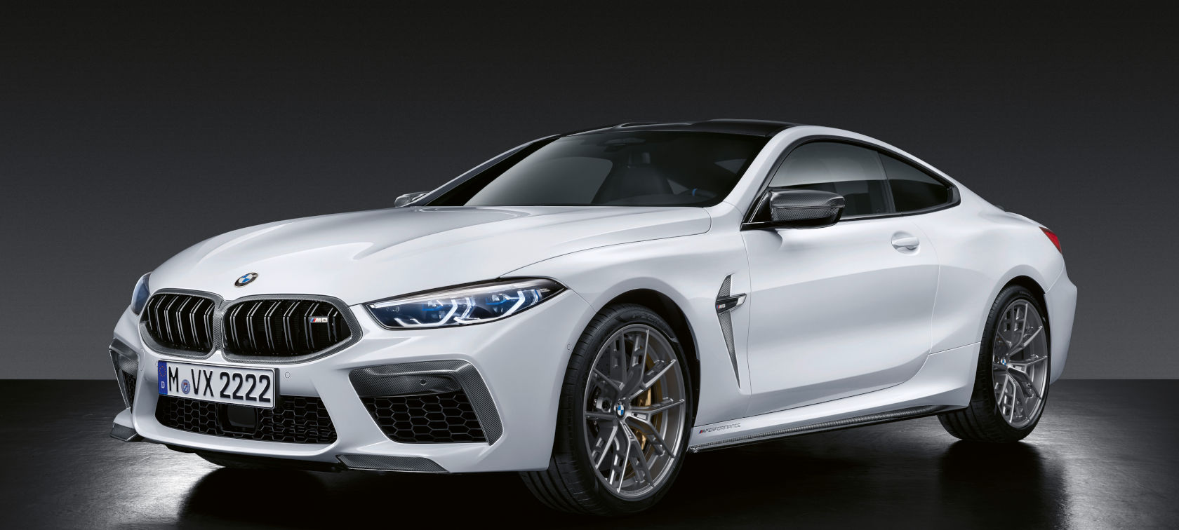 The BMW M8 with M Performance Parts.