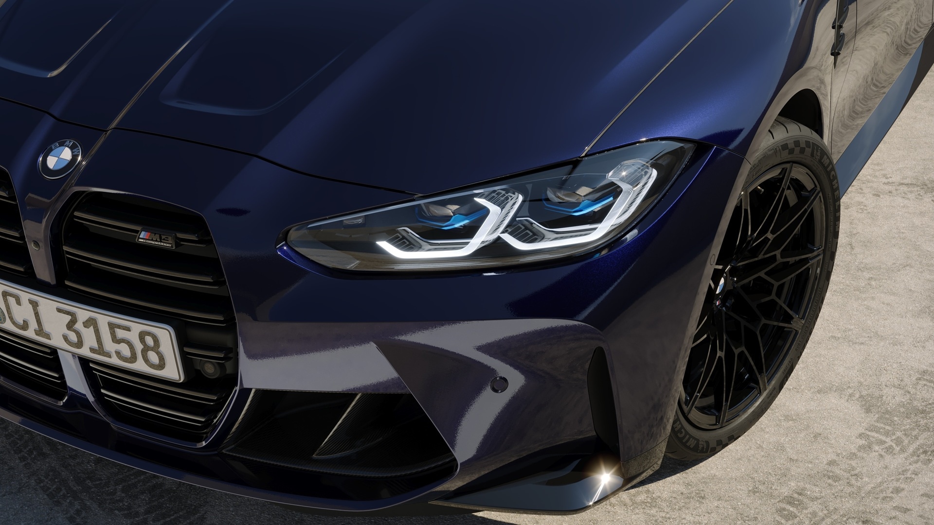 BMW M3 Competition Touring G81 in BMW Individual Carbon Black metallic