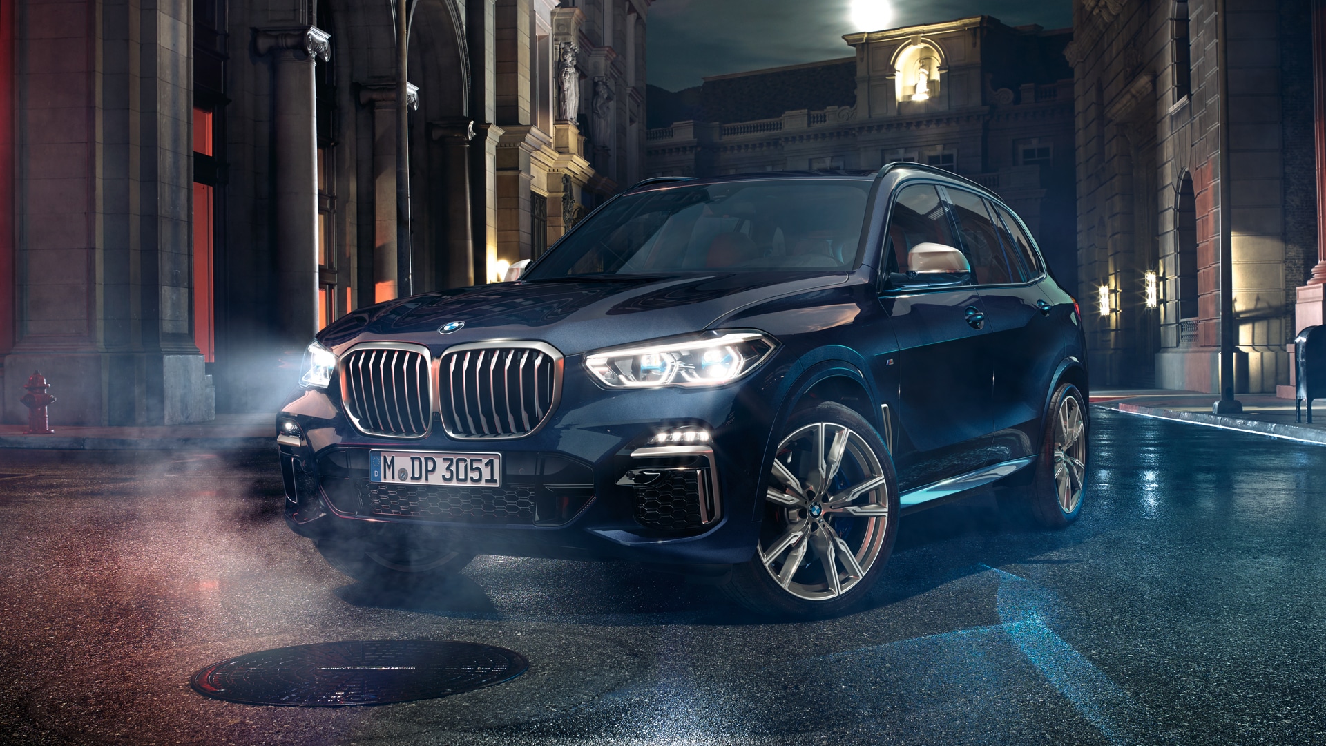 BMW X5 M50d in BMW Individual Carbon Black metallic