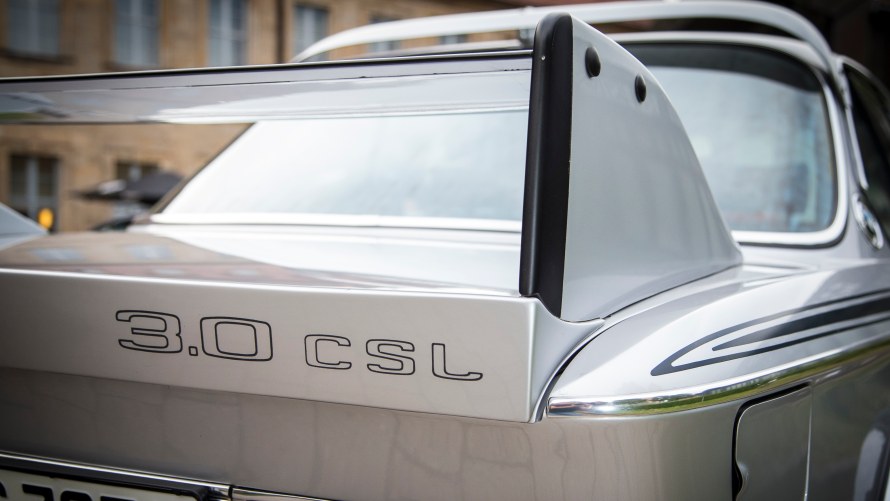 Ohne Zulassung: Der Heckspoiler des 3.0 CSL war nur für die Rennstrecke gedacht.