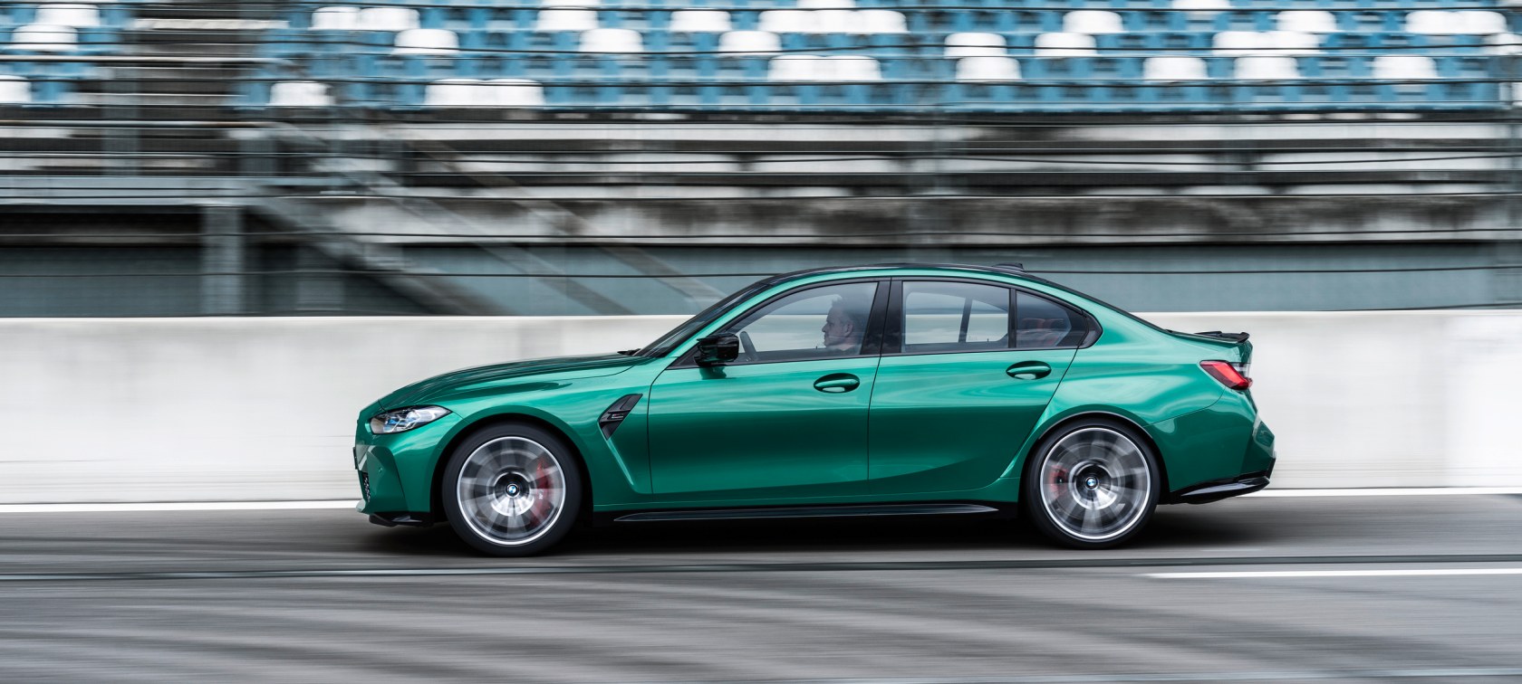 The aerodynamics of BMW M3 and M4.