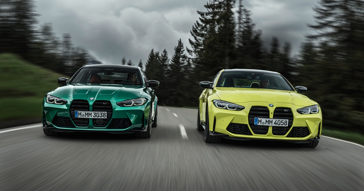 BMW M3 and M4: performance & weight