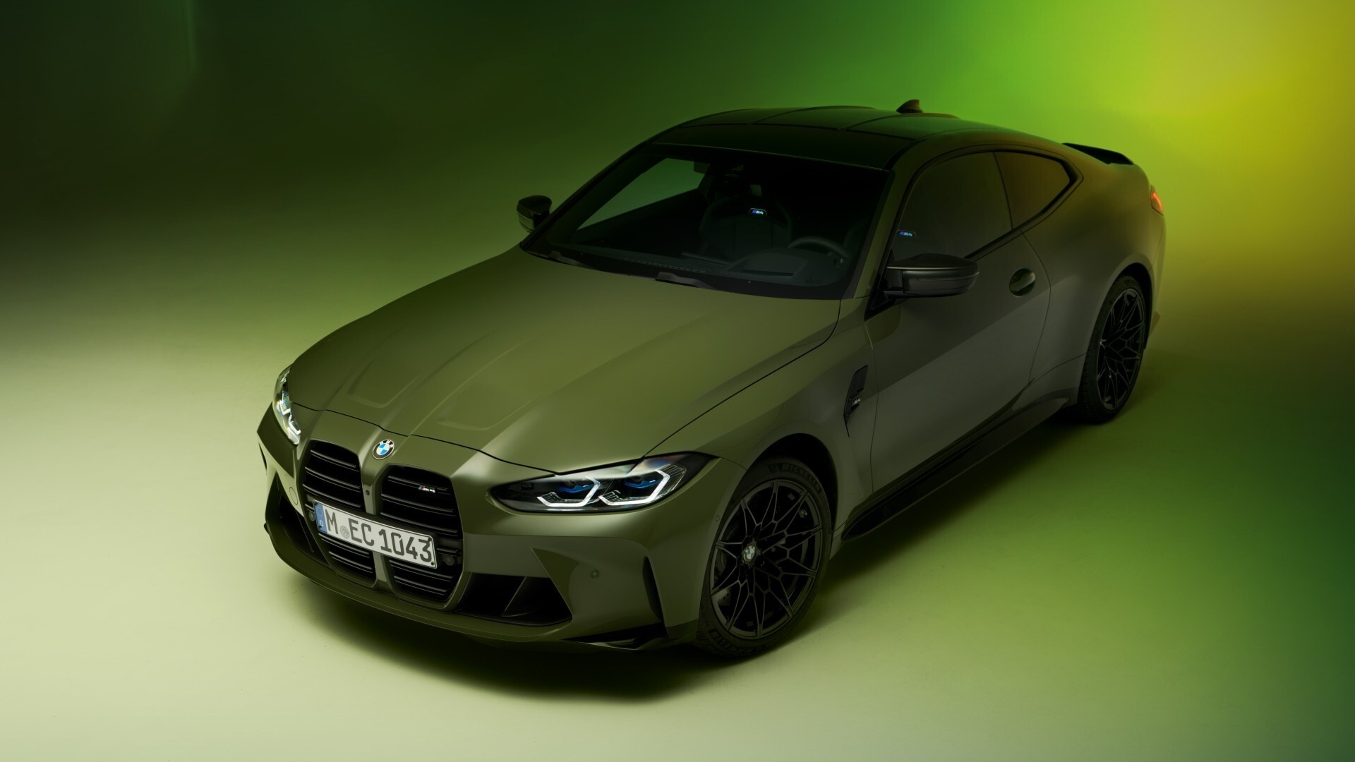 BMW Individual special paint finish Urban Green.